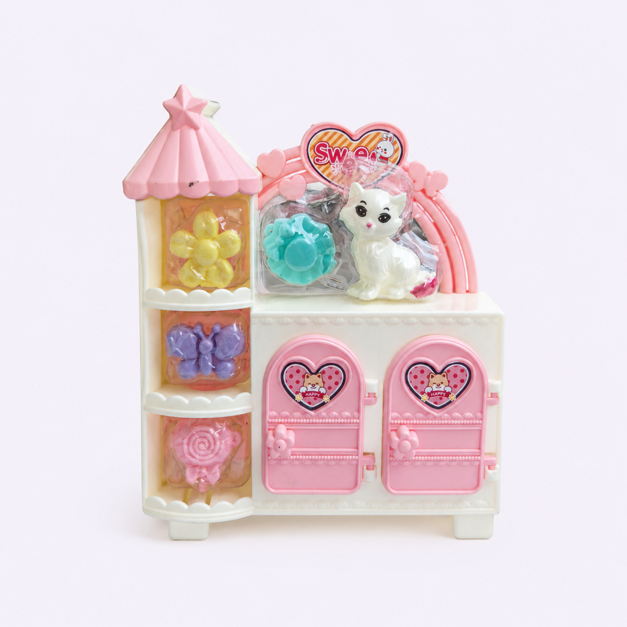 Mini Doll Dessert Display Cabinet Toy