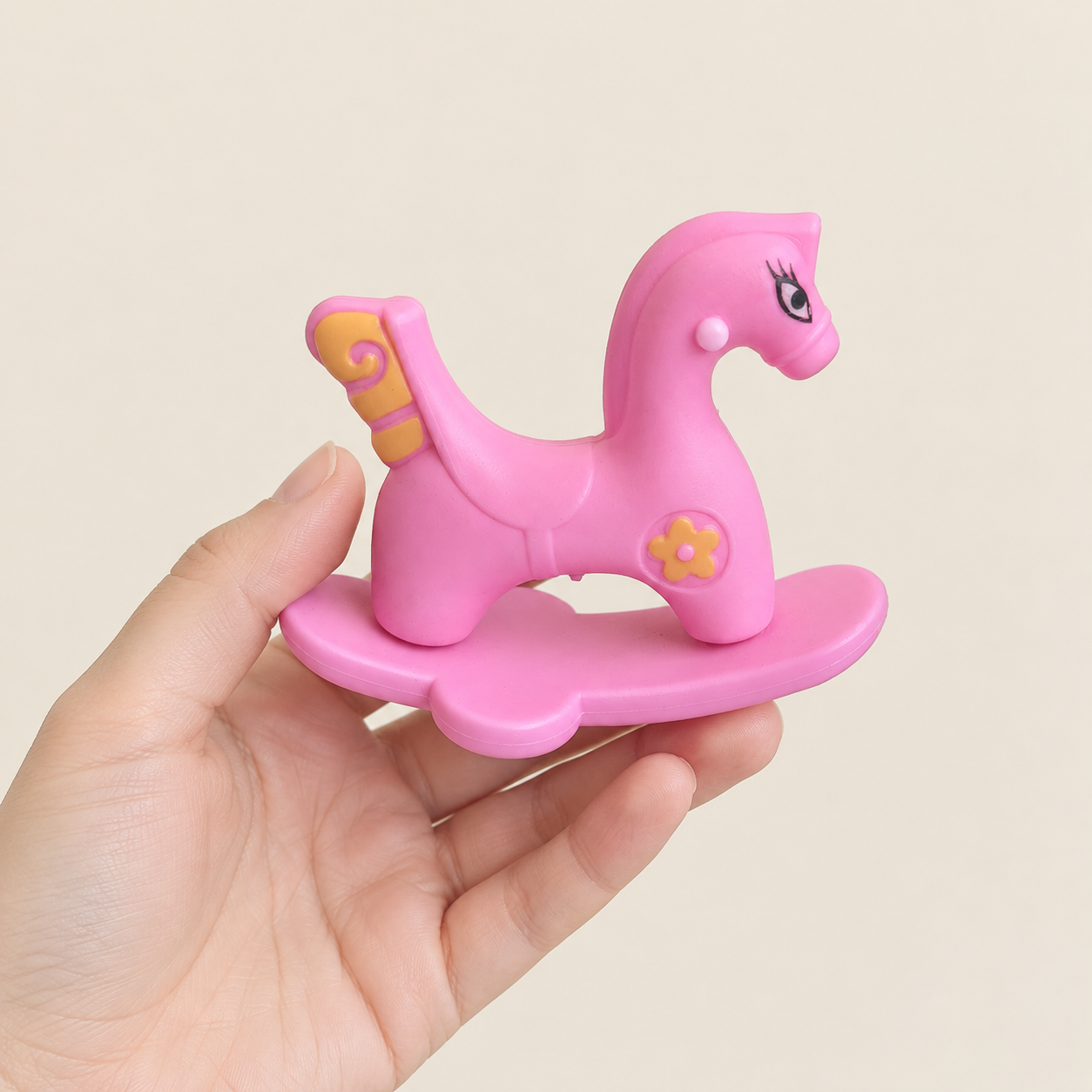 Mini Rocking Horse Doll Toy