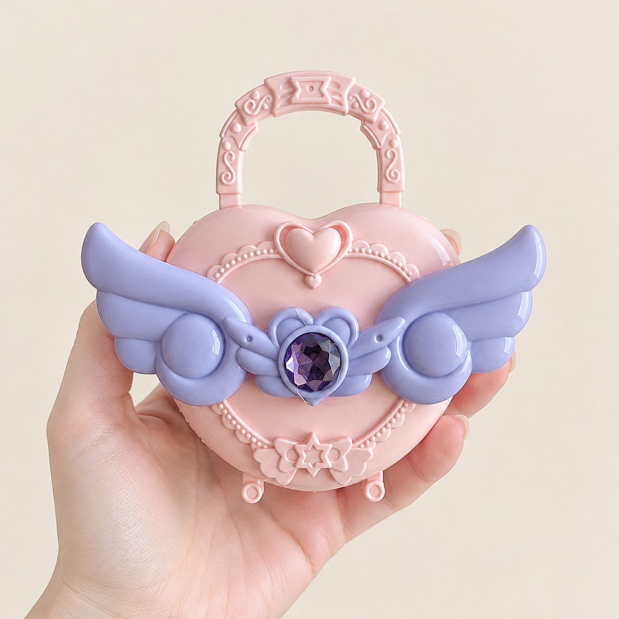 Winged Heart Gem Princess Toy Handbag