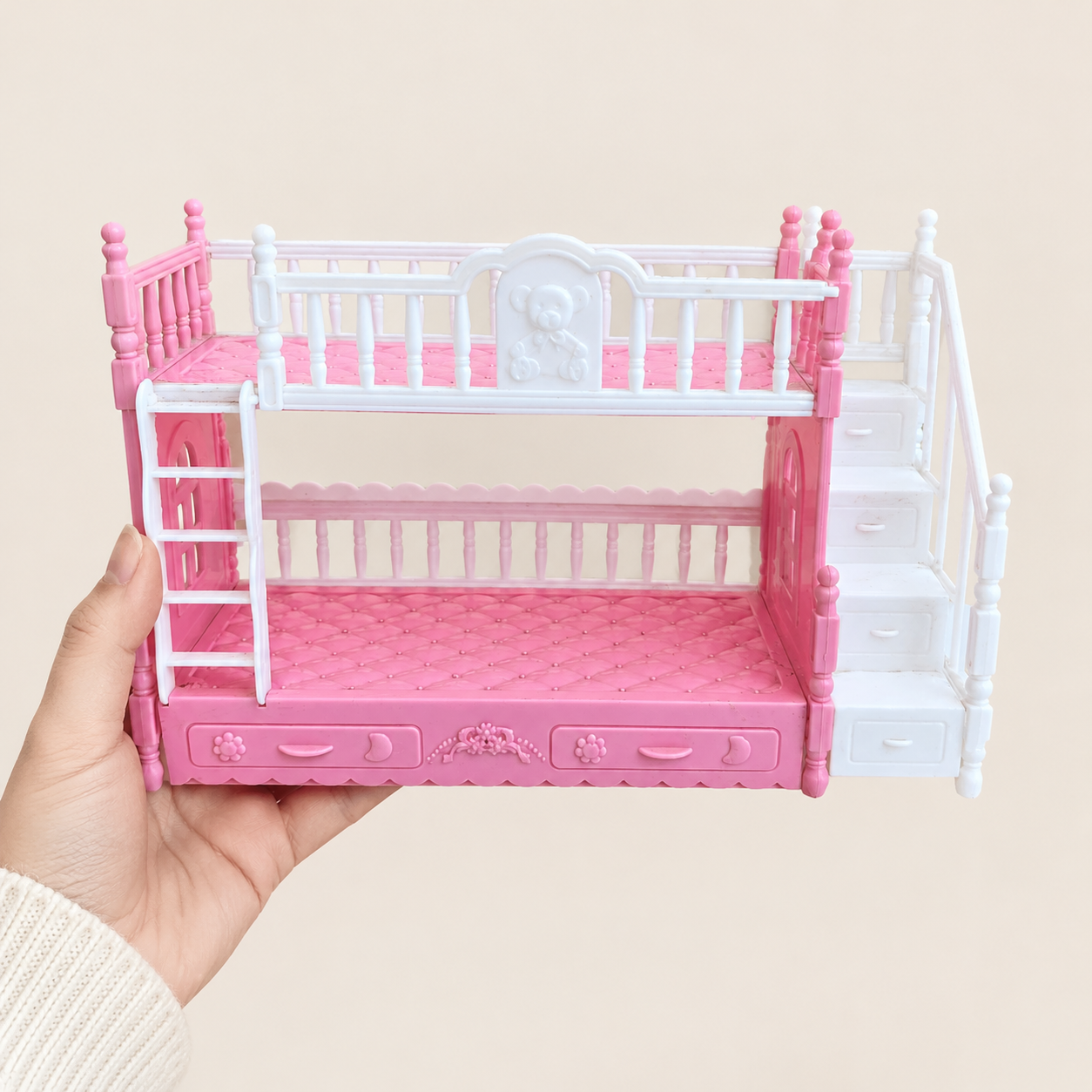 Bear Style Doll Bunk Bed Toy
