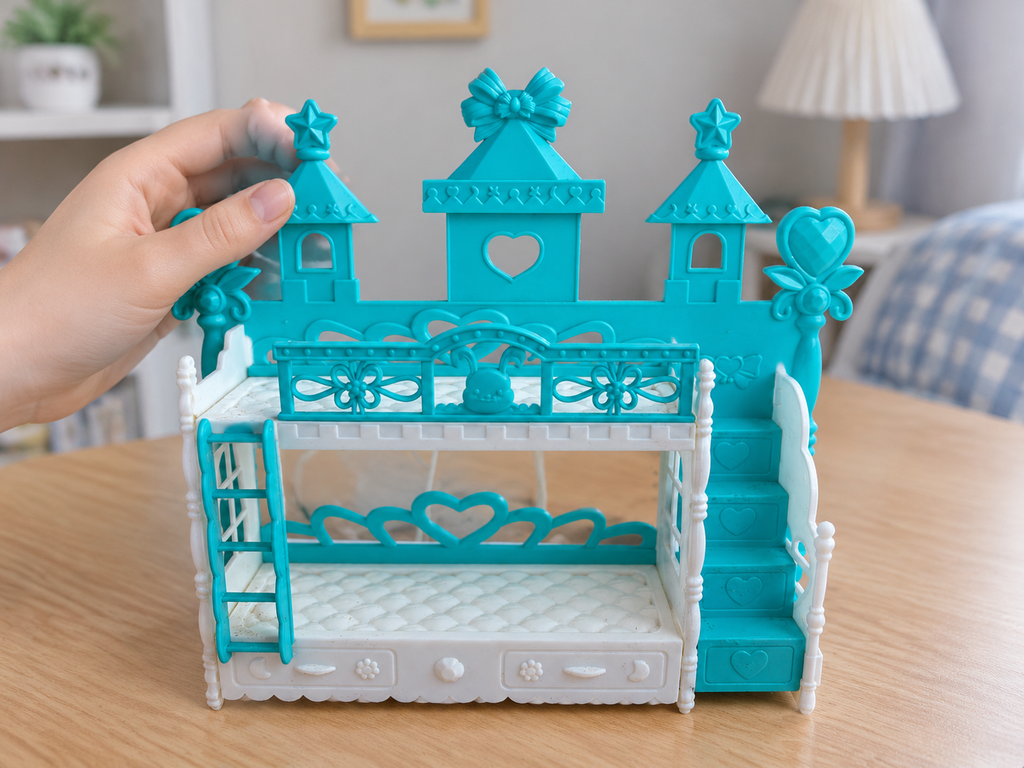 Castle Style Doll Bunk Bed Toy · Details