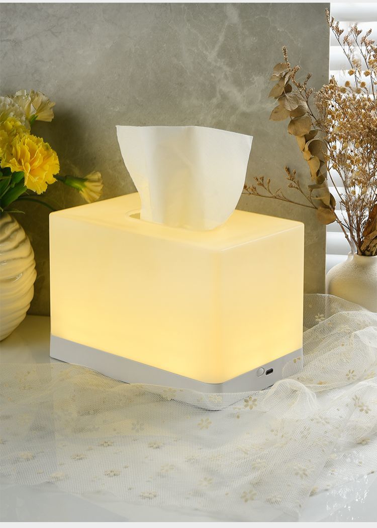 Tissue Box with Night Light