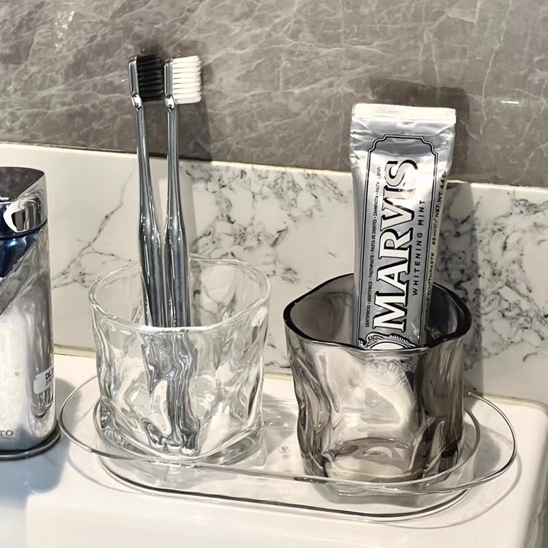 Glass Bathroom Tumbler