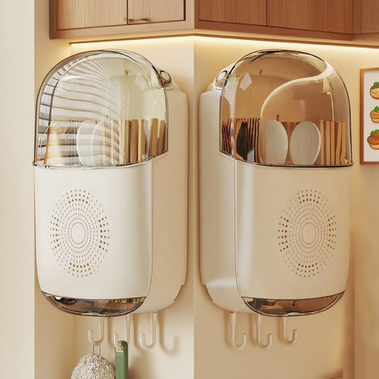 Wall-mounted Kitchen Utensil Holder