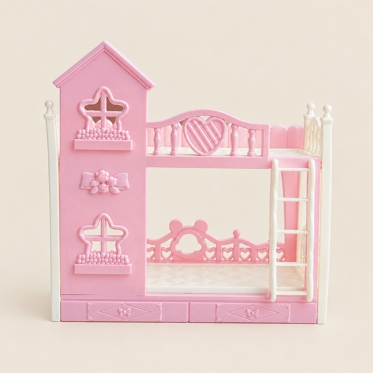 Mini Doll Bunk Bed Toy