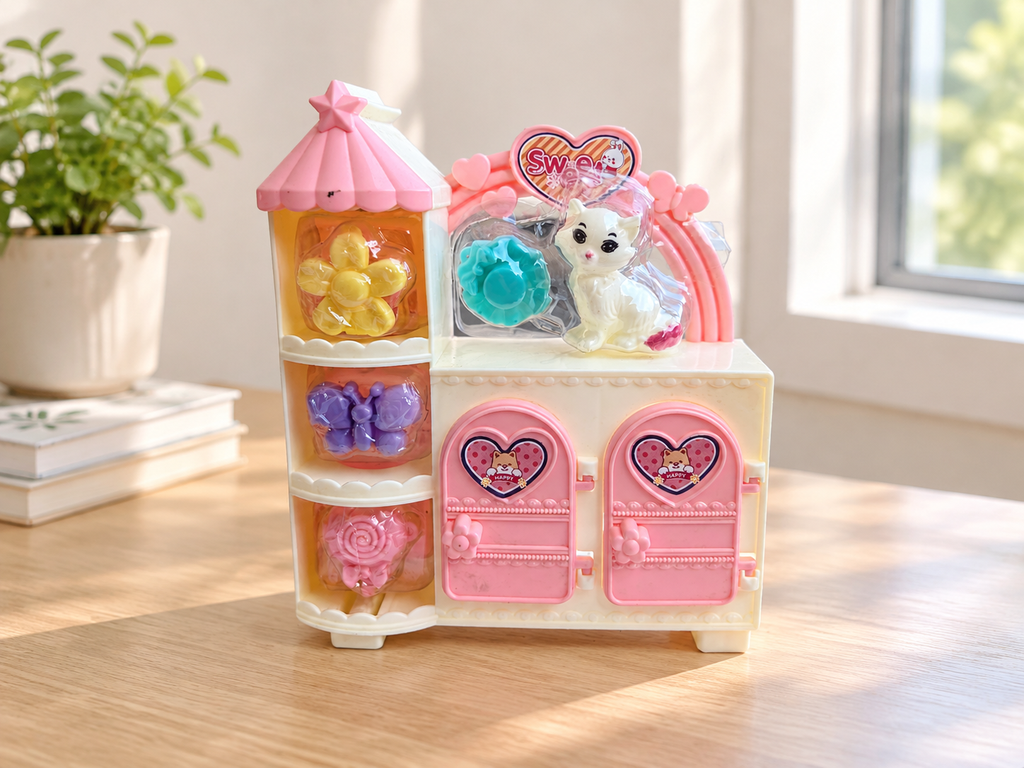 Mini Doll Dessert Display Cabinet Toy · Details