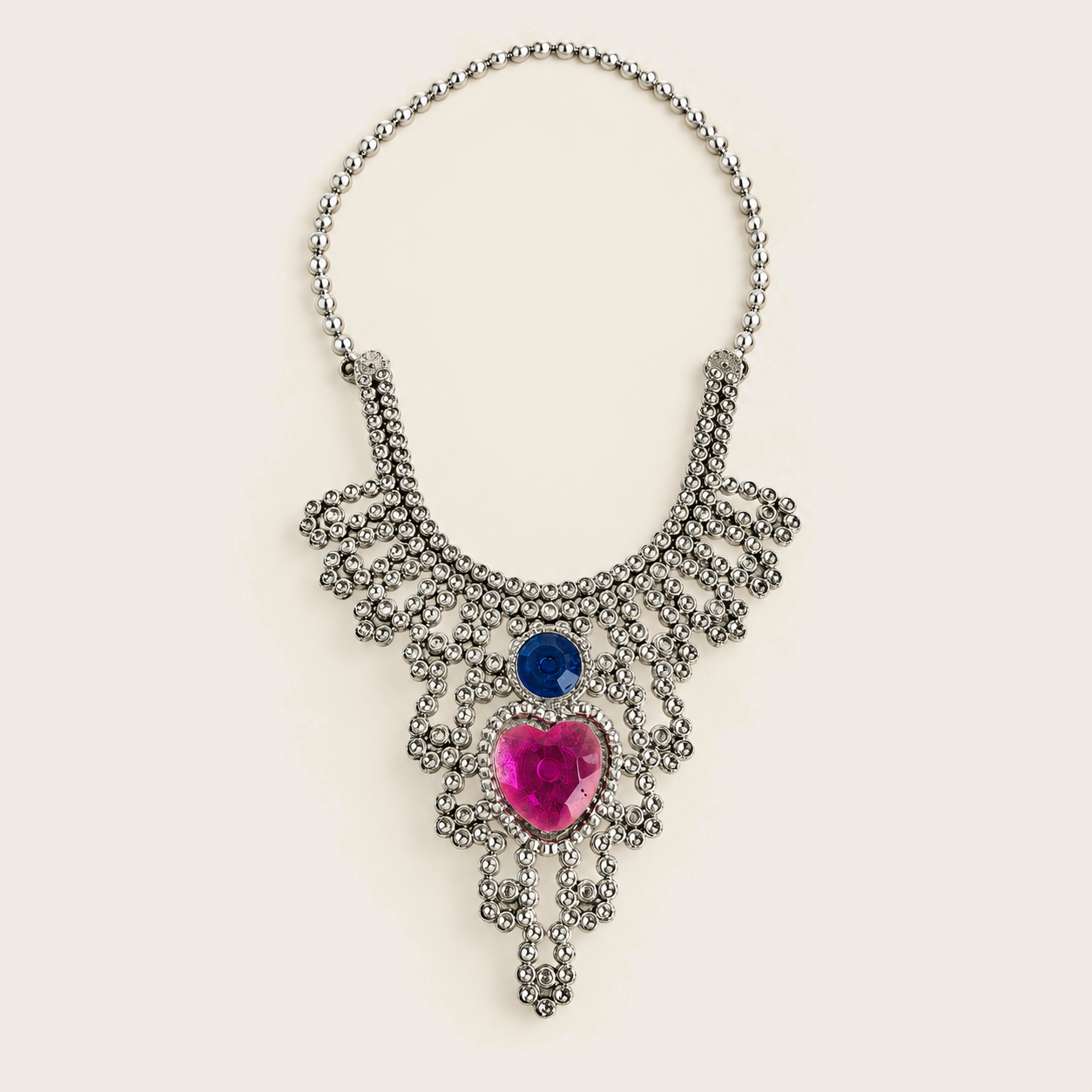 Heart Gem Princess Toy Necklace