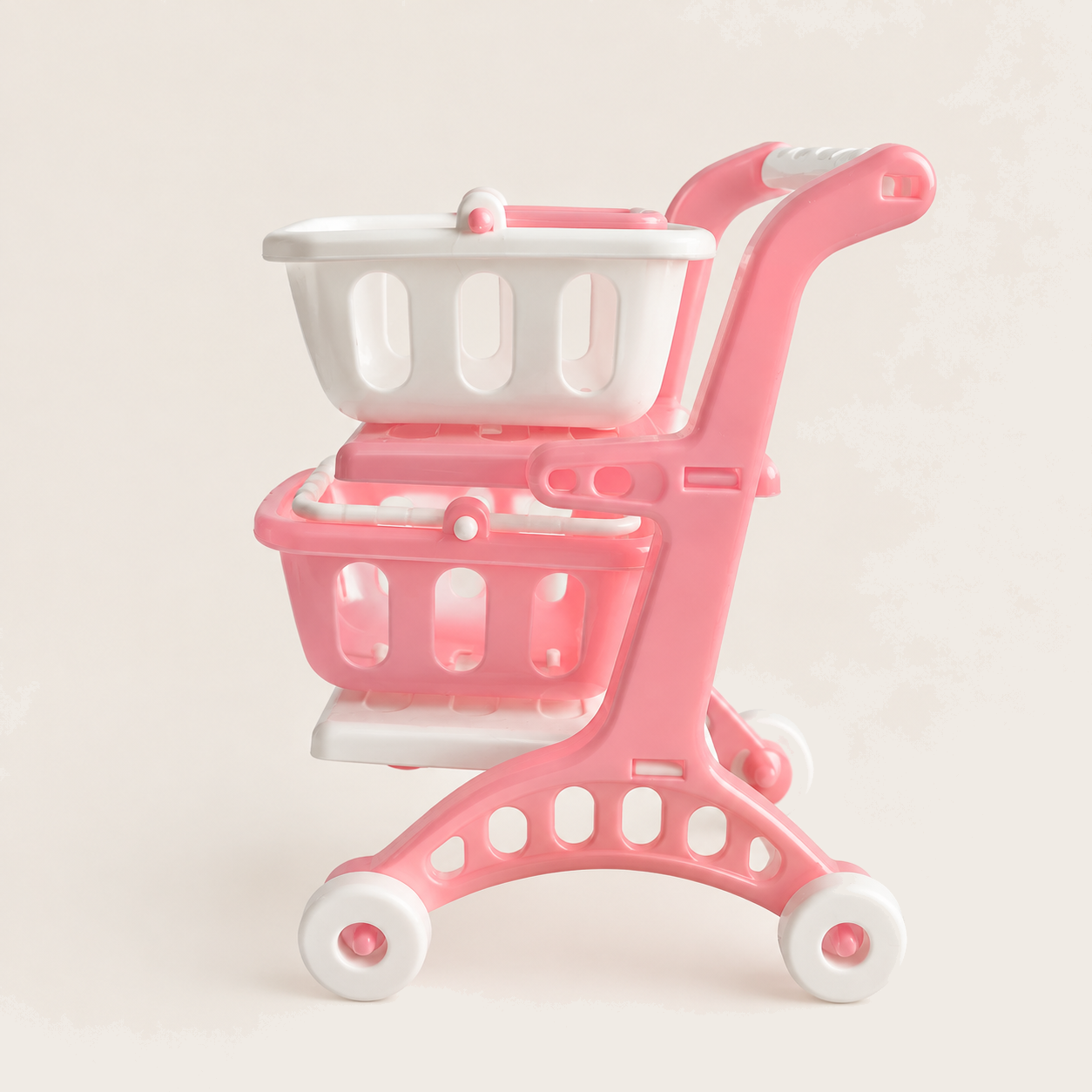 Mini Two Tier Shopping Cart Toy