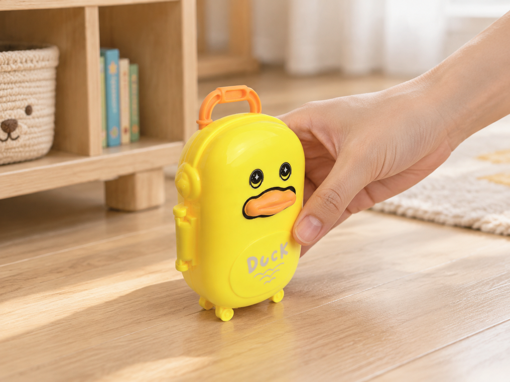 Duck Shaped Mini Doll Suitcase Toy · Details