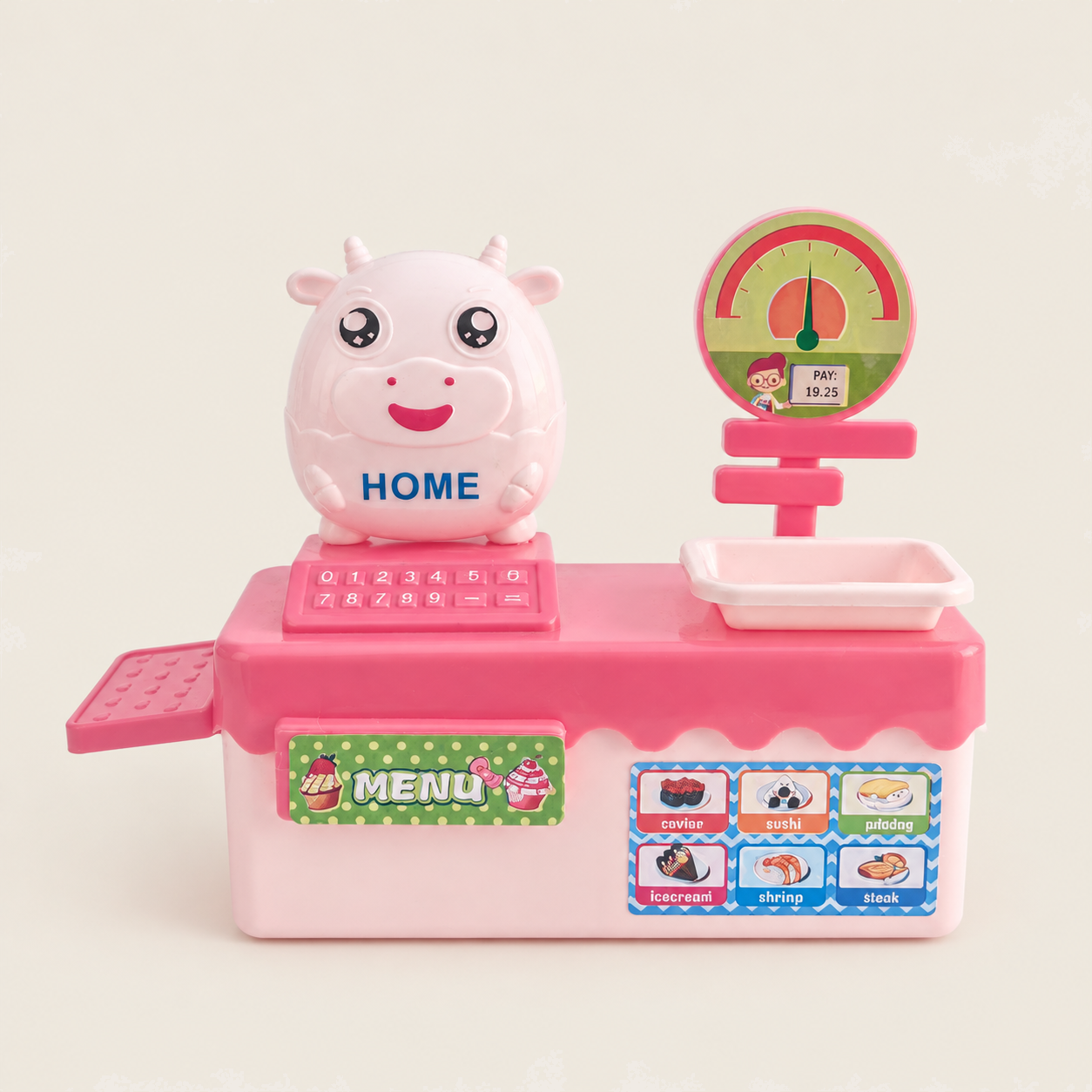 Cartoon Cow Cash Register Toy
