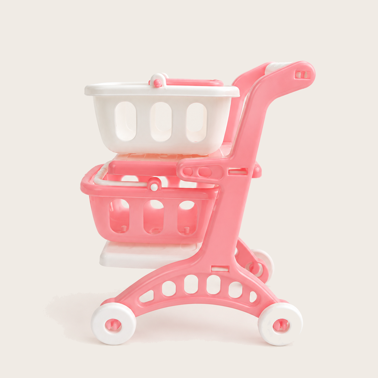 Mini Two Tier Shopping Cart Toy