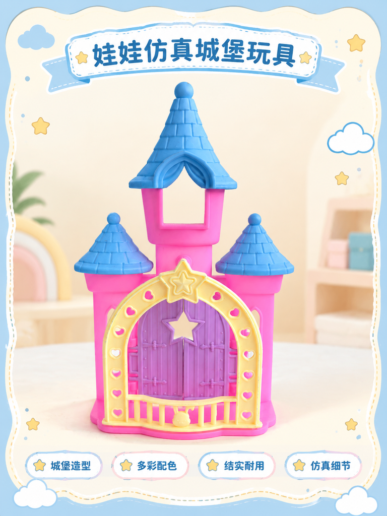 Mini Doll Castle Toy · Details