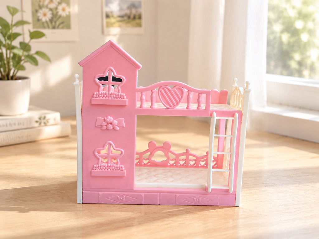 Mini Doll Bunk Bed Toy · Details