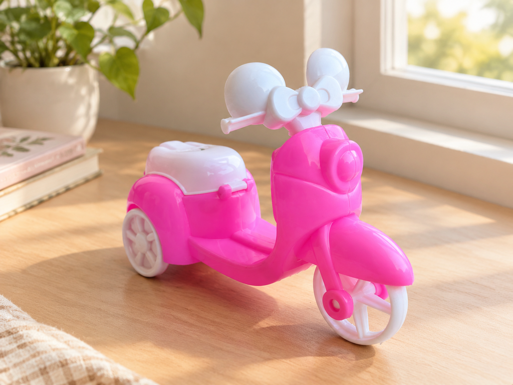 Mini Three Wheel Doll Scooter Toy · Details