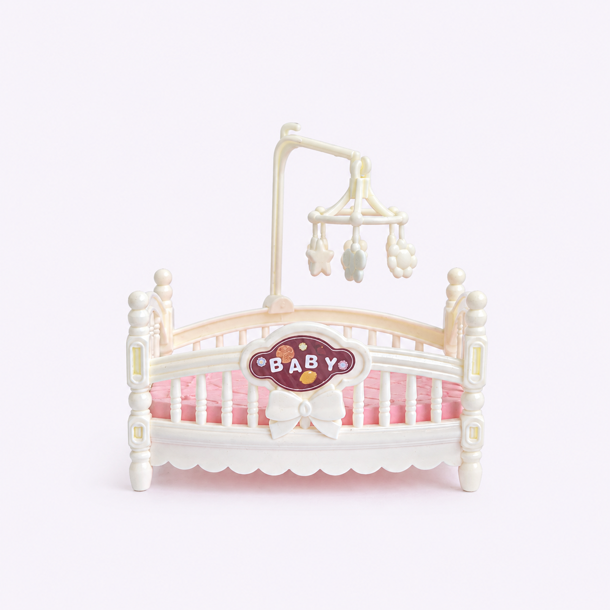 Mini Doll Baby Crib Toy