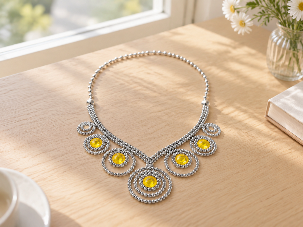 Round Gem Princess Toy Necklace · Details