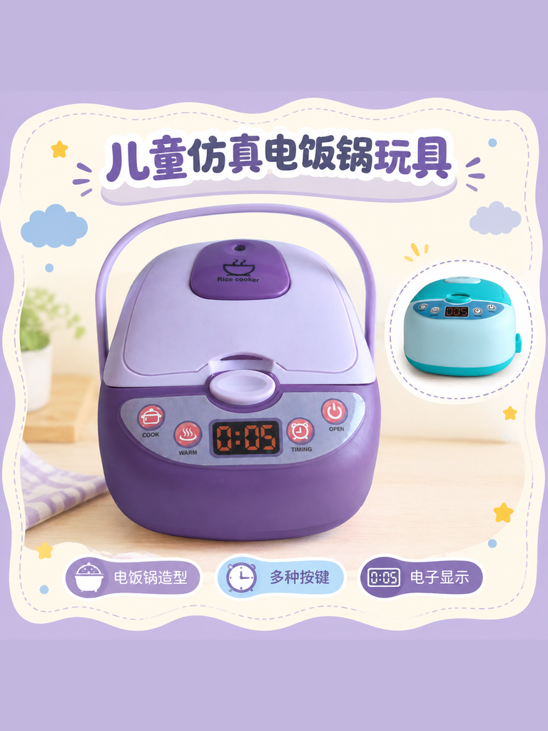 Mini Pretend Rice Cooker Toy · Details