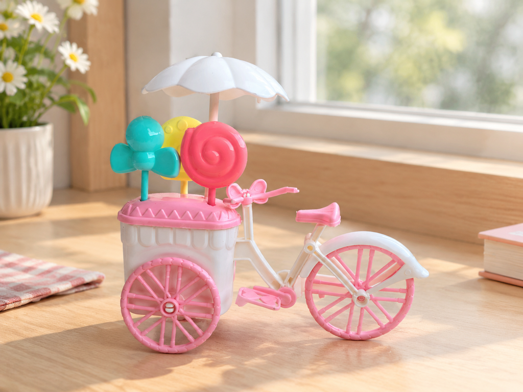 Candy Cart Style Doll Bicycle Toy · Details