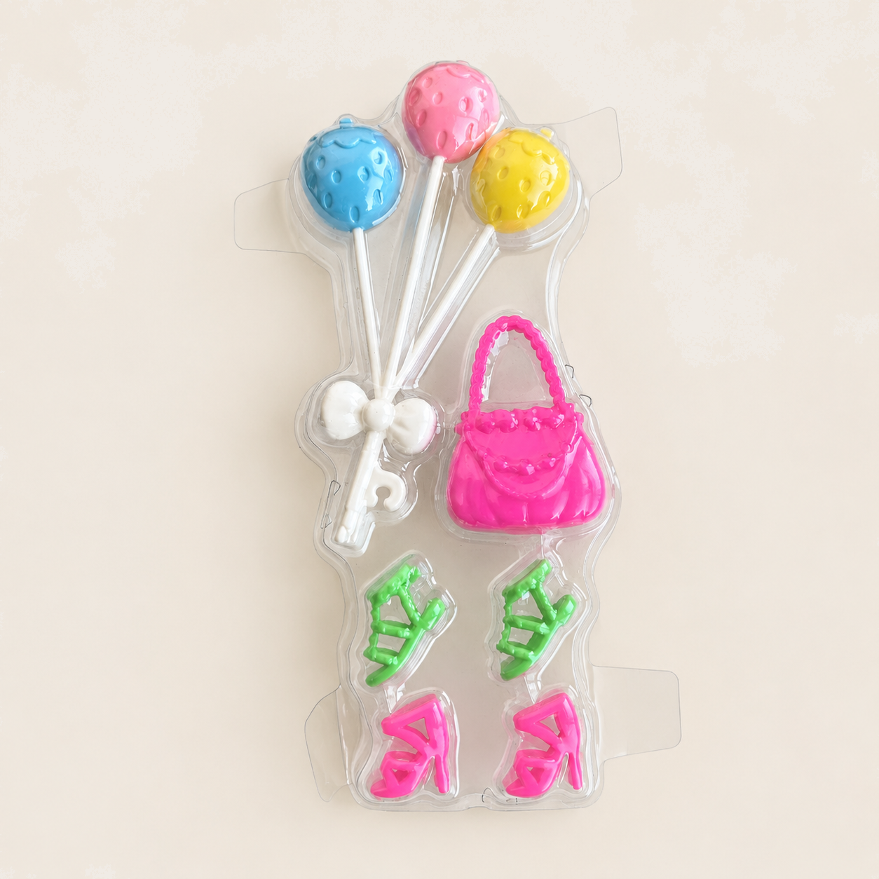 Doll Beauty and Food Play Accessory Sets