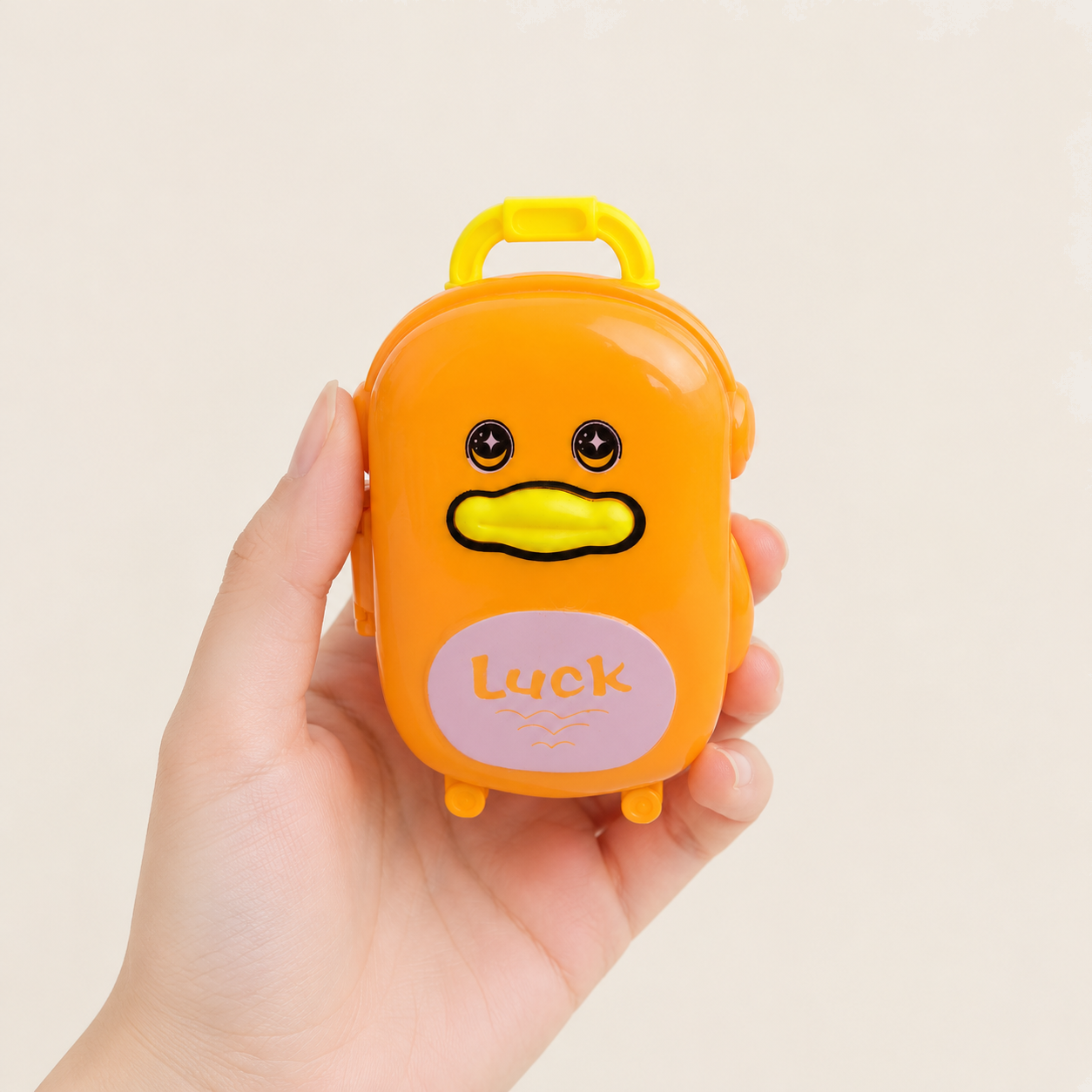 Duck Shaped Mini Doll Suitcase Toy