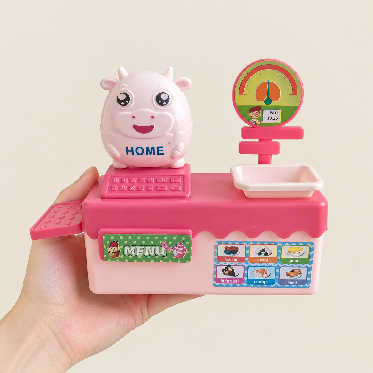 Cartoon Cow Cash Register Toy