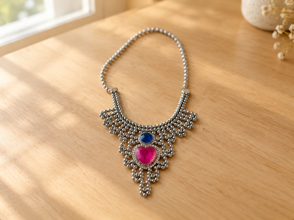 Heart Gem Princess Toy Necklace · Details