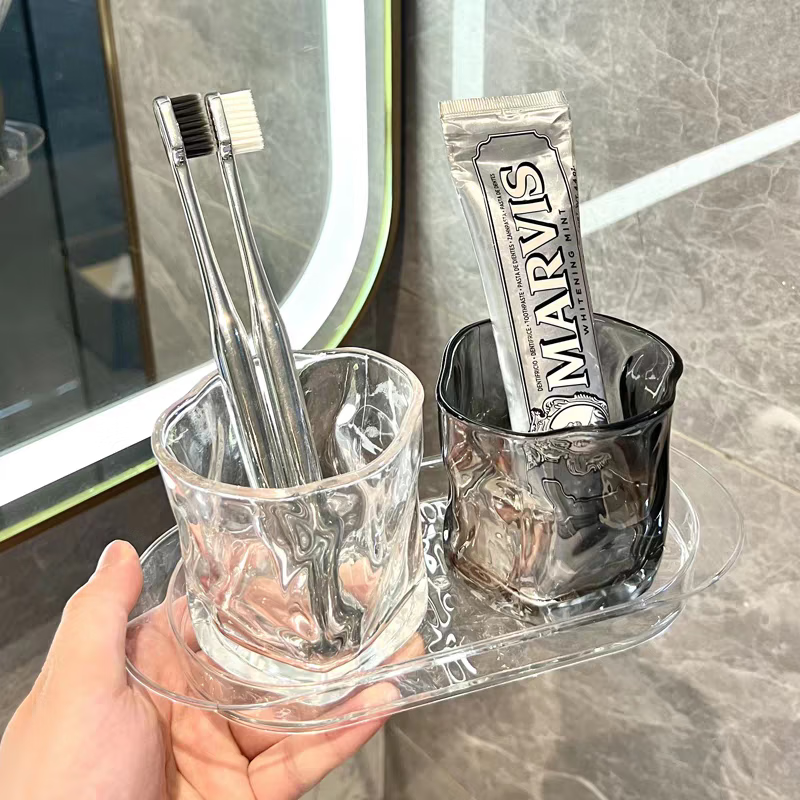 Glass Bathroom Tumbler