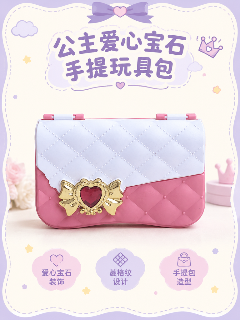 Heart Gem Princess Toy Shoulder Bag · Details