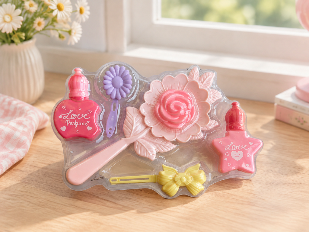 Pretend Mirror Comb and Hair Accessory Set · Details