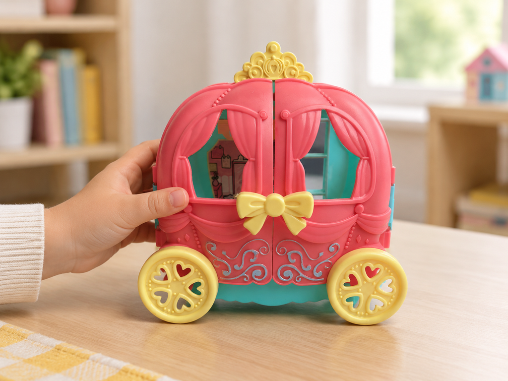 Mini Pumpkin Carriage Doll Toy · Details