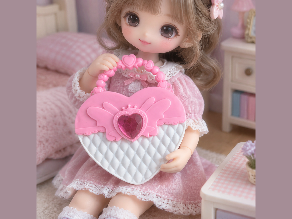 Heart Gem Princess Toy Purse · Details