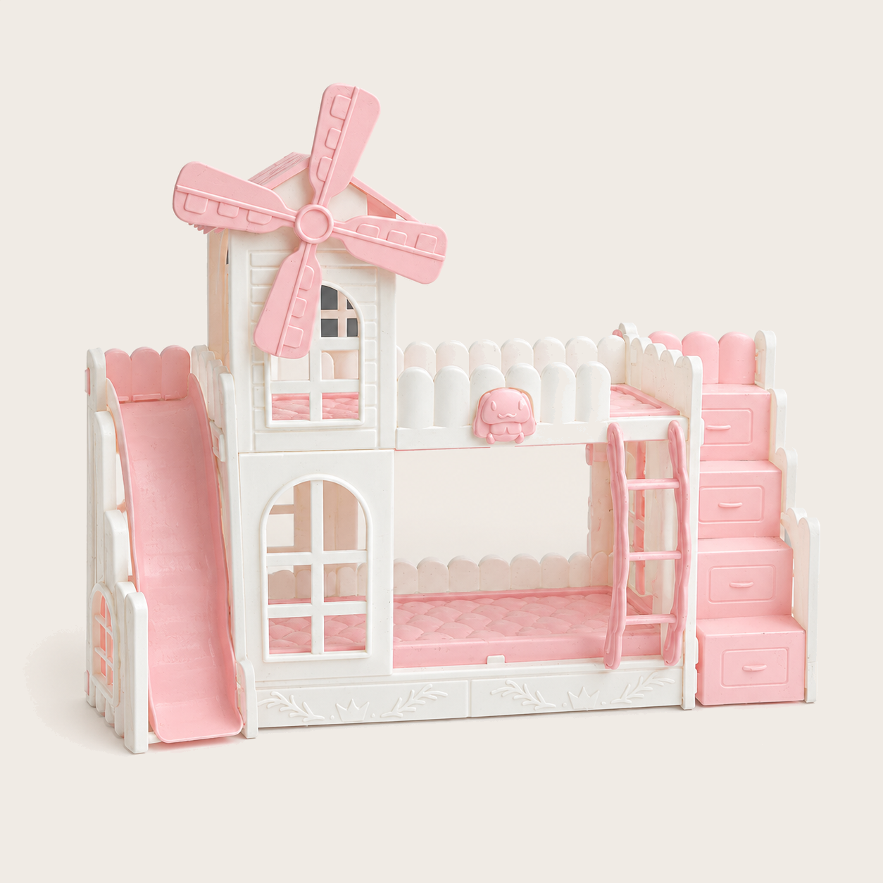 Windmill Style Doll Bunk Bed Toy