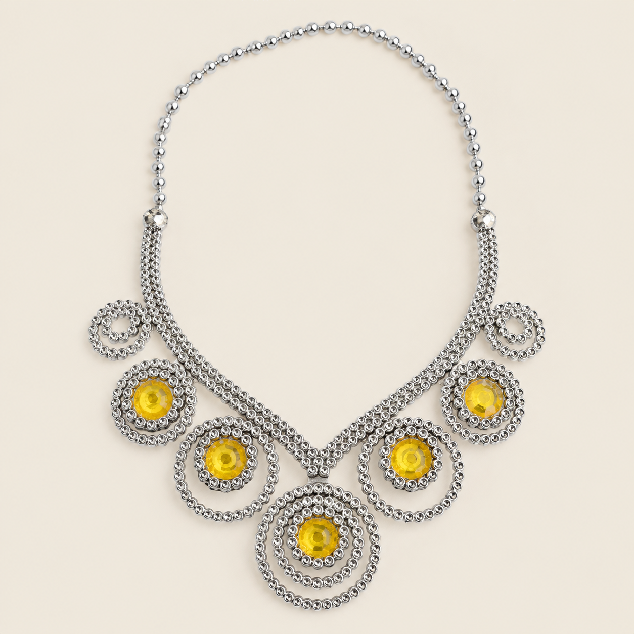Round Gem Princess Toy Necklace