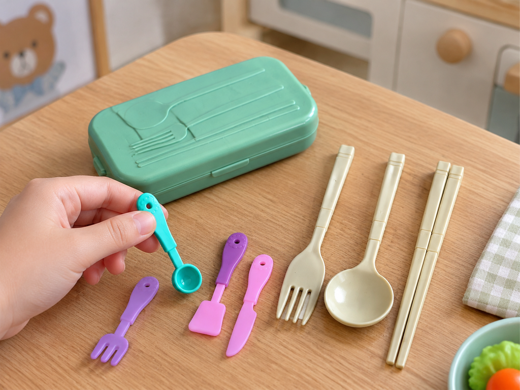 Mini Pretend Kitchen Cutlery Play Set · Details