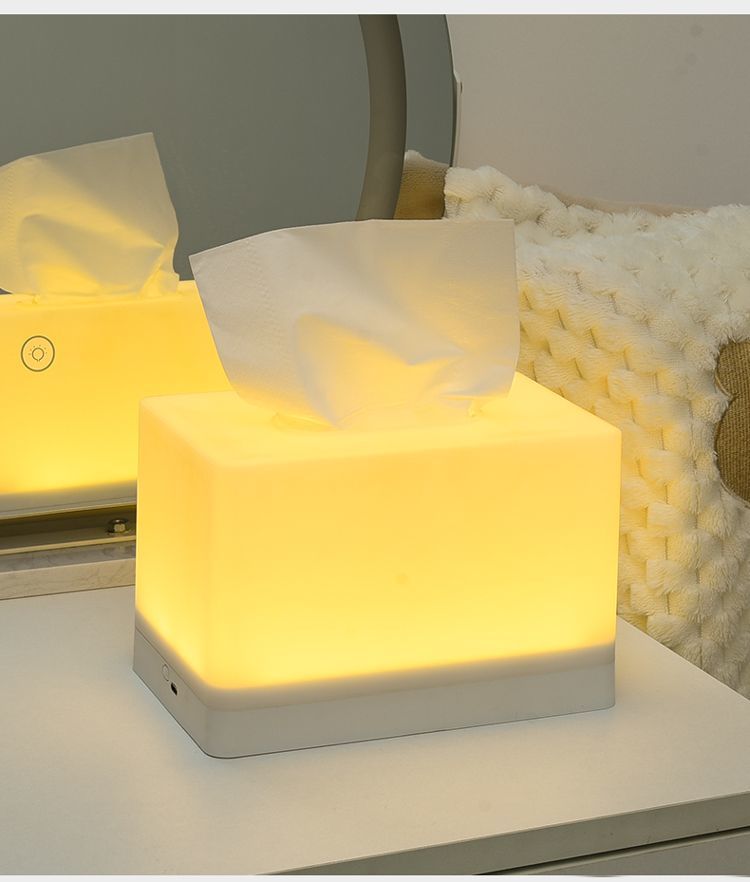 Tissue Box with Night Light