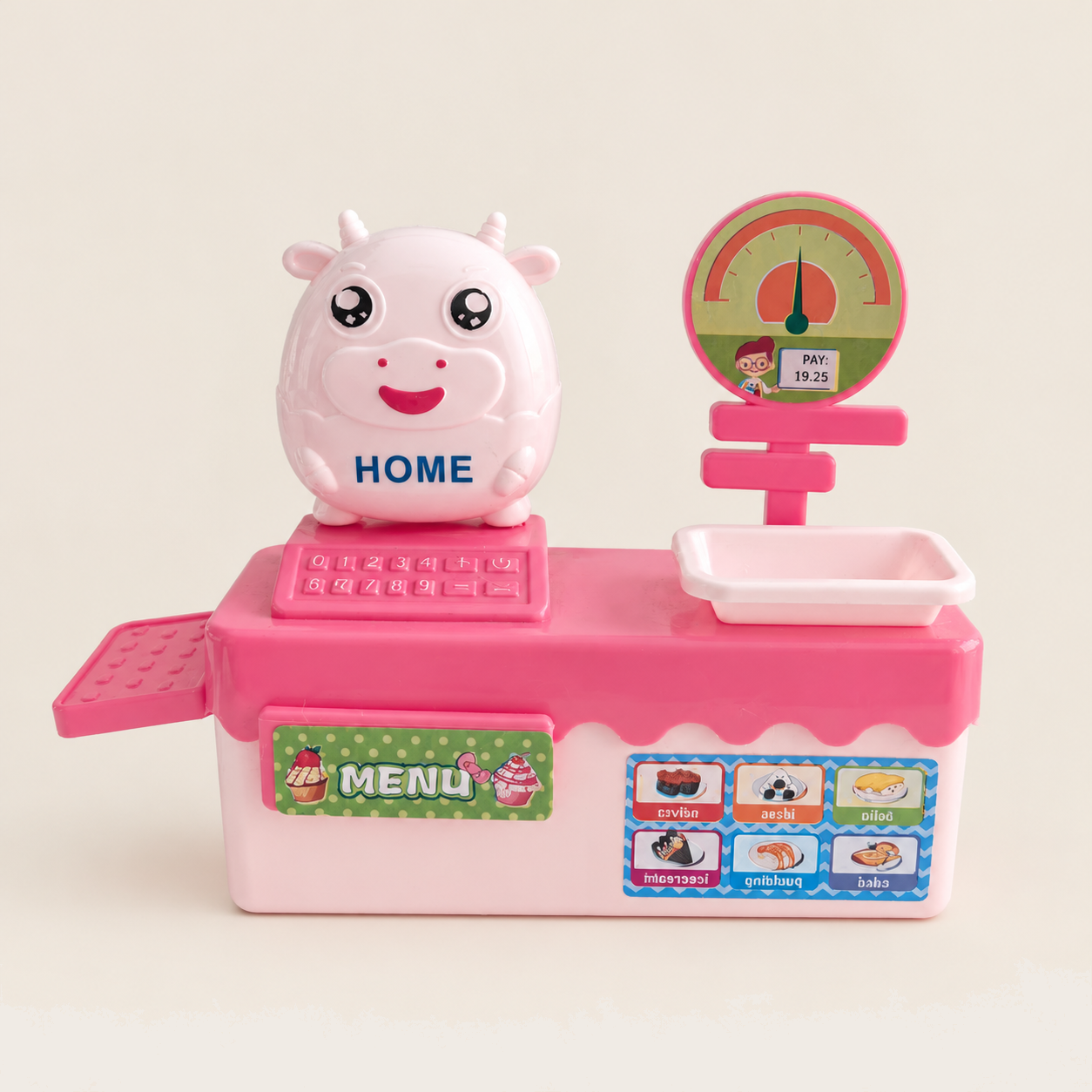 Cartoon Cow Cash Register Toy