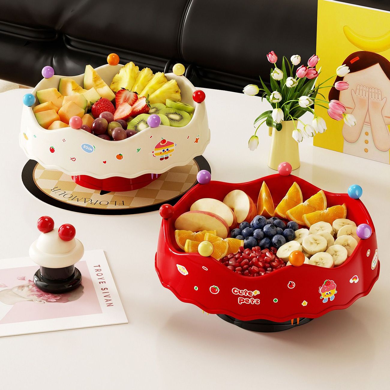Crown Fruit and Snack Tray