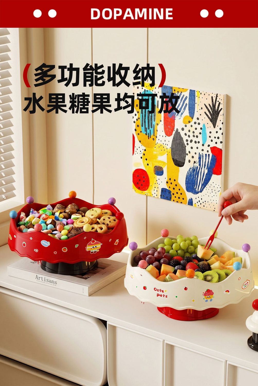 Crown Fruit and Snack Tray