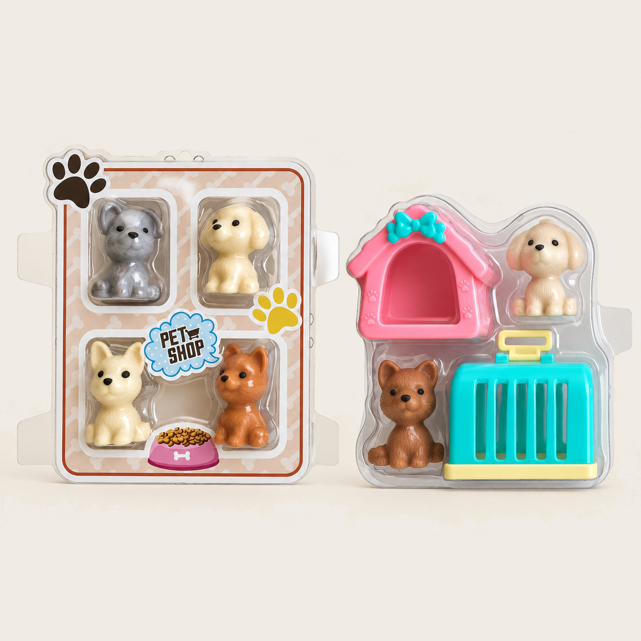 Mini Pet Figurine Play Set