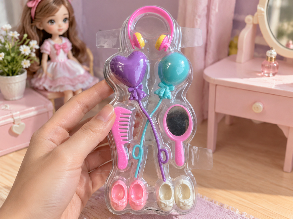 Doll Beauty and Food Play Accessory Sets · Details