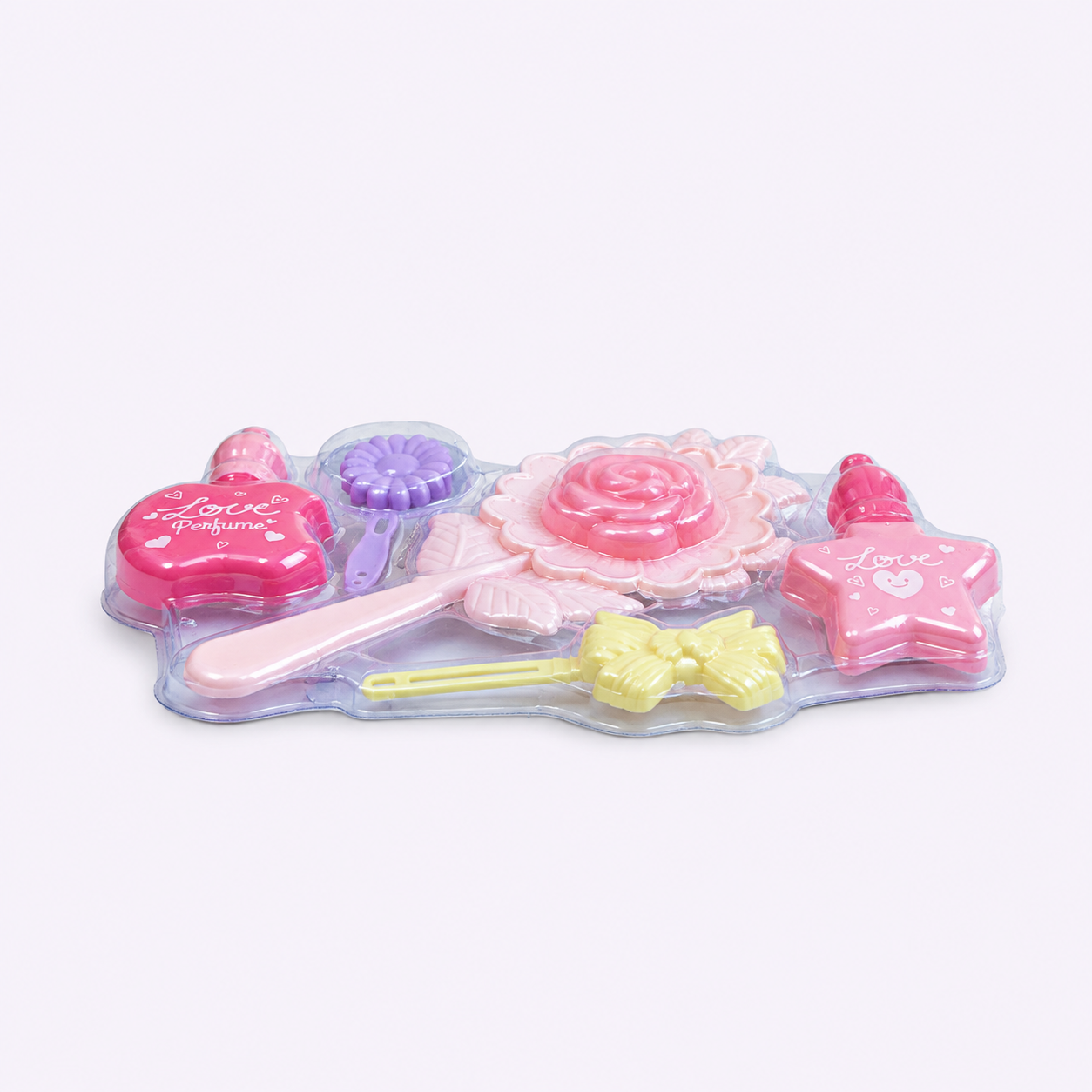 Pretend Mirror Comb and Hair Accessory Set