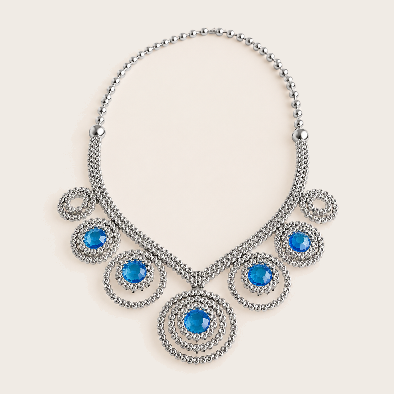 Round Gem Princess Toy Necklace