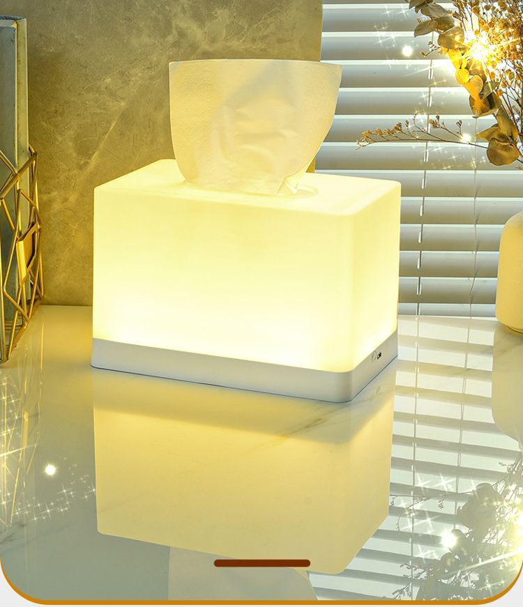 Tissue Box with Night Light