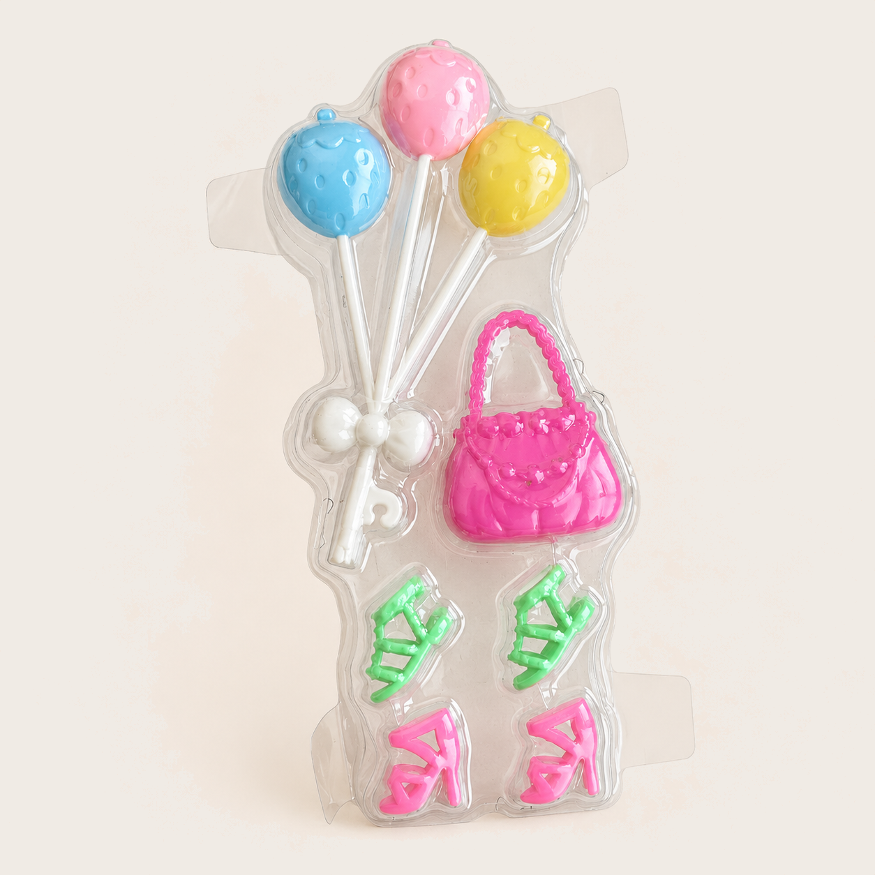 Doll Beauty and Food Play Accessory Sets
