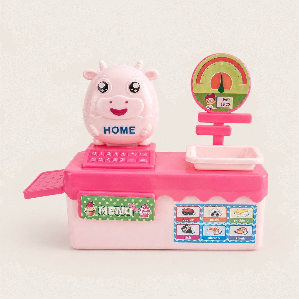Cartoon Cow Cash Register Toy