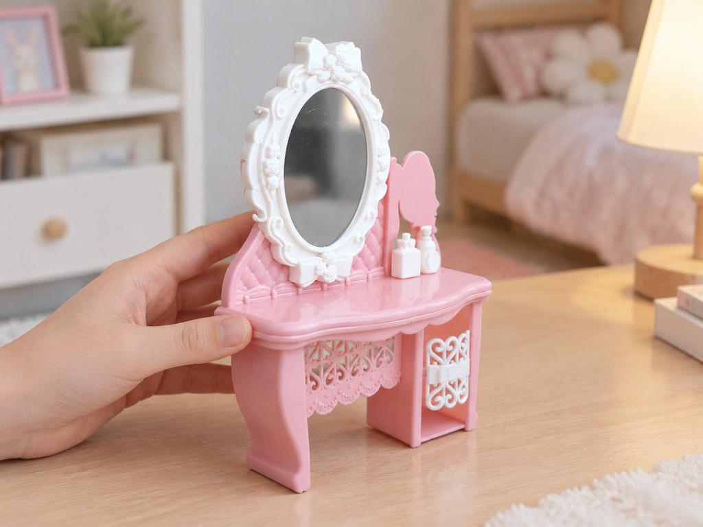 Mini Doll Dressing Table Toy · Details