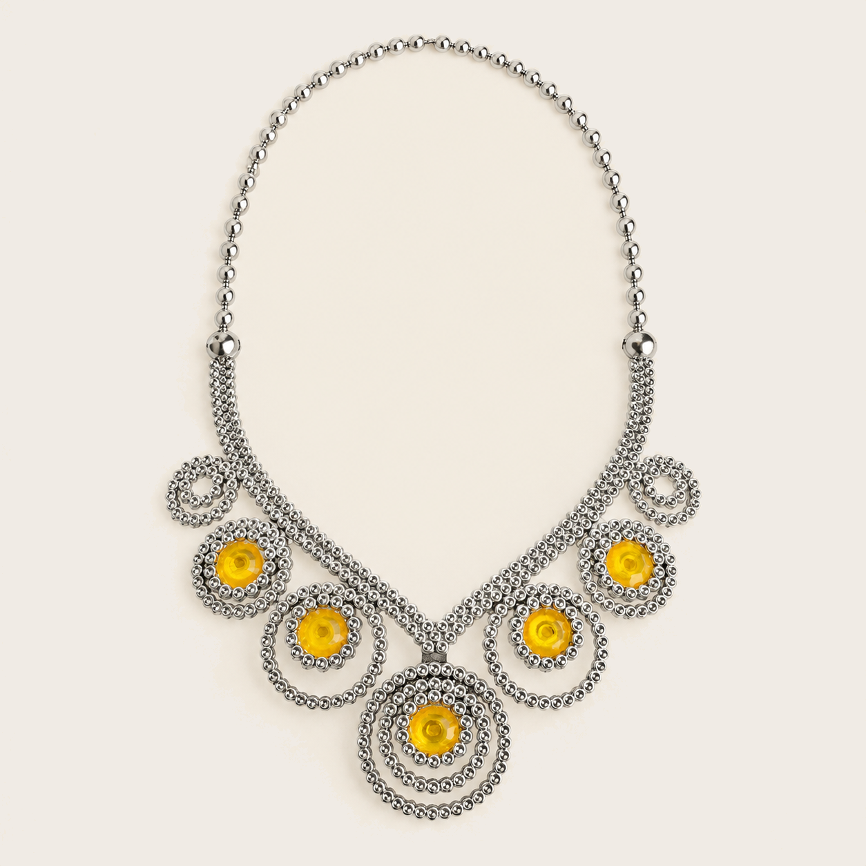 Round Gem Princess Toy Necklace